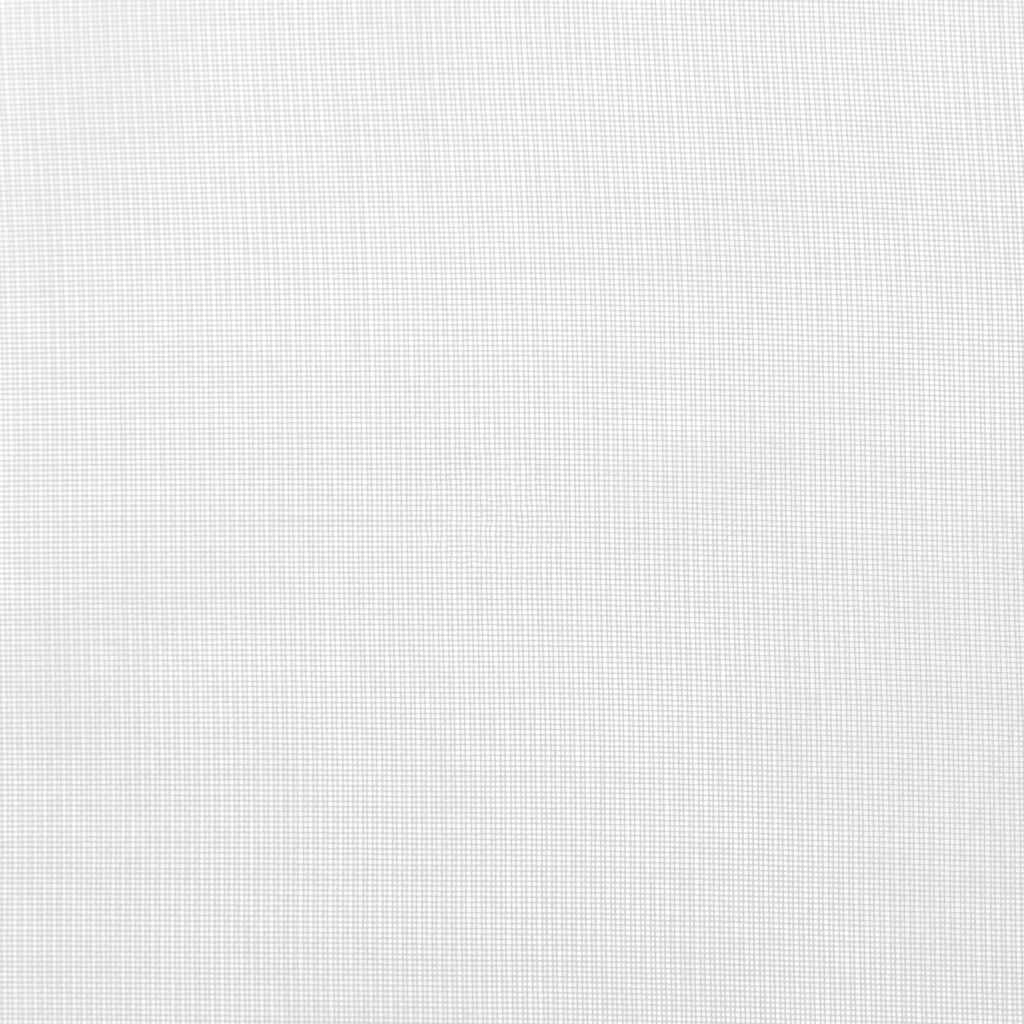 Tende in Voile con Passanti 2 pz Bianco 140x245 cm | homemem39