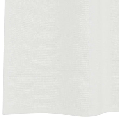 Tende in Voile con Passanti 2 pz Bianco 140x260 cm