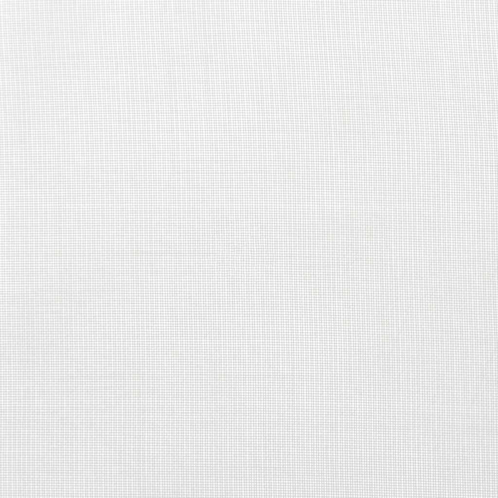 Tende in Voile con Passanti 2 pz Bianco 140x260 cm