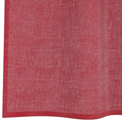 Tende in Voile con Passanti 2 pz Rosso Vino 140x225 cm | homemem39