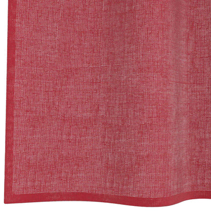 Tende in Voile con Passanti 2 pz Rosso Vino 140x245 cm