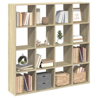 Libreria Rovere Sonoma 137,5x29x137,5 cm in Legno Multistrato