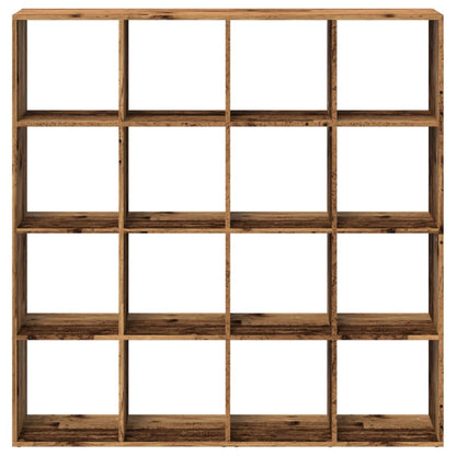 Libreria Legno Antico 137,5x29x137,5 cm in Legno Multistrato