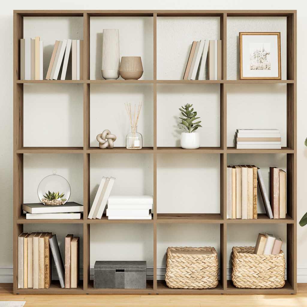 Libreria Rovere Artigianale 102x29x143 cm in Legno Multistrato | homemem39