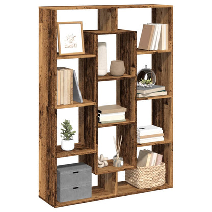 Libreria Legno Antico 102x29x143 cm in Legno Multistrato