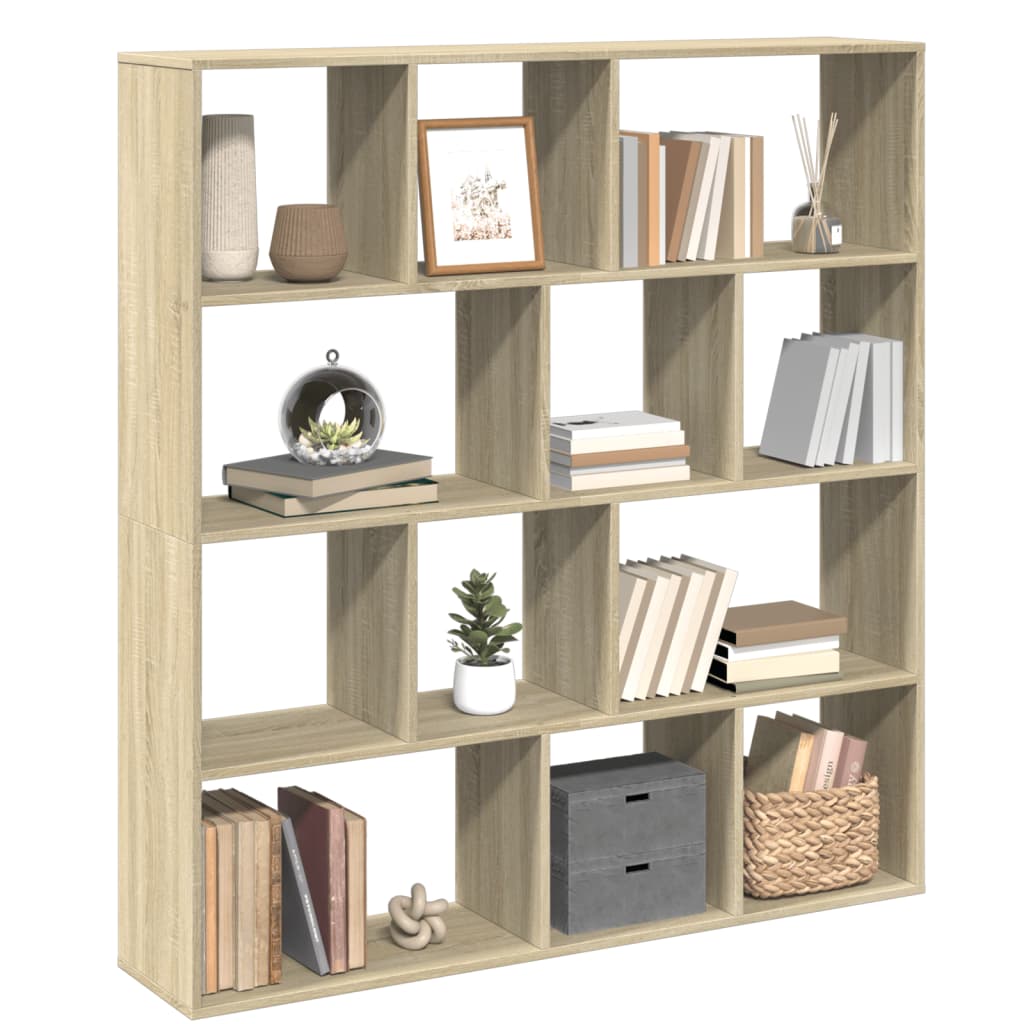 Libreria Rovere Sonoma 132x29x141,5 cm in Legno Multistrato