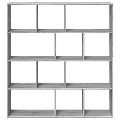 Libreria Grigio Sonoma 132x29x141,5 cm in Legno Multistrato