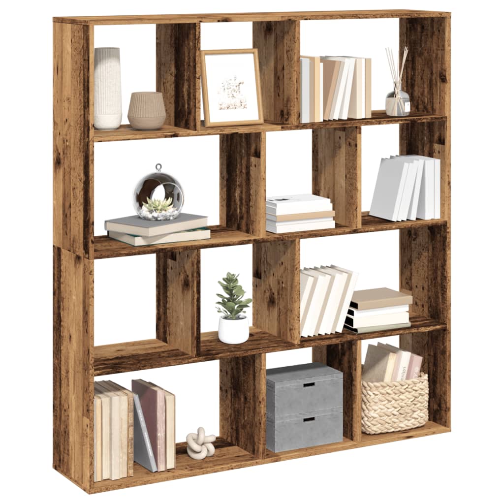 Libreria Legno Antico 132x29x141,5 cm in Legno Multistrato