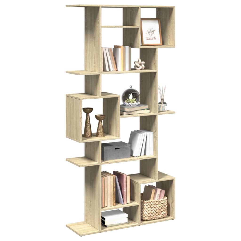 Libreria Rovere Sonoma 92x29x188 cm in Legno Multistrato