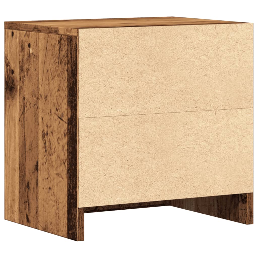 Comodino Legno Vecchio 40x30x40 cm in Truciolato - homemem39