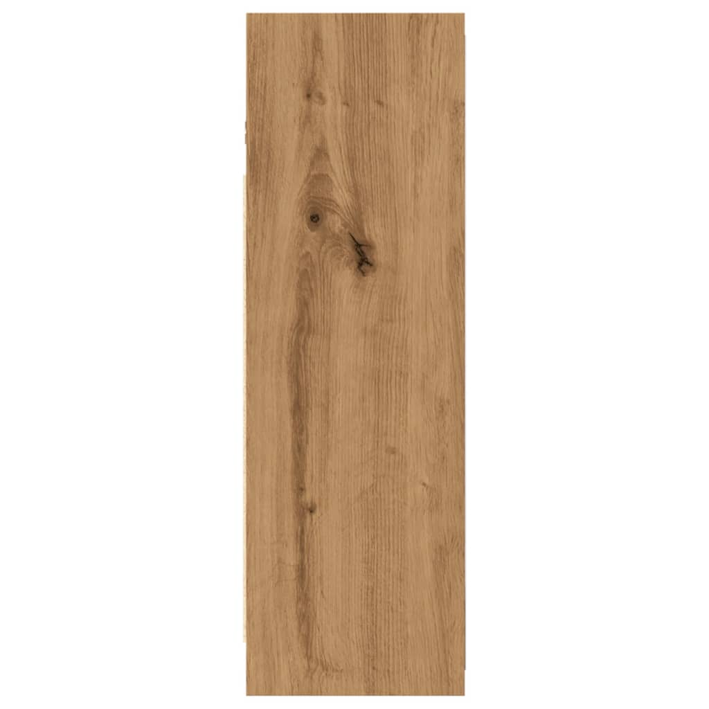 Mobile Bagno con Specchio Rovere 62,5x20,5x64 cm Multistrato | homemem39