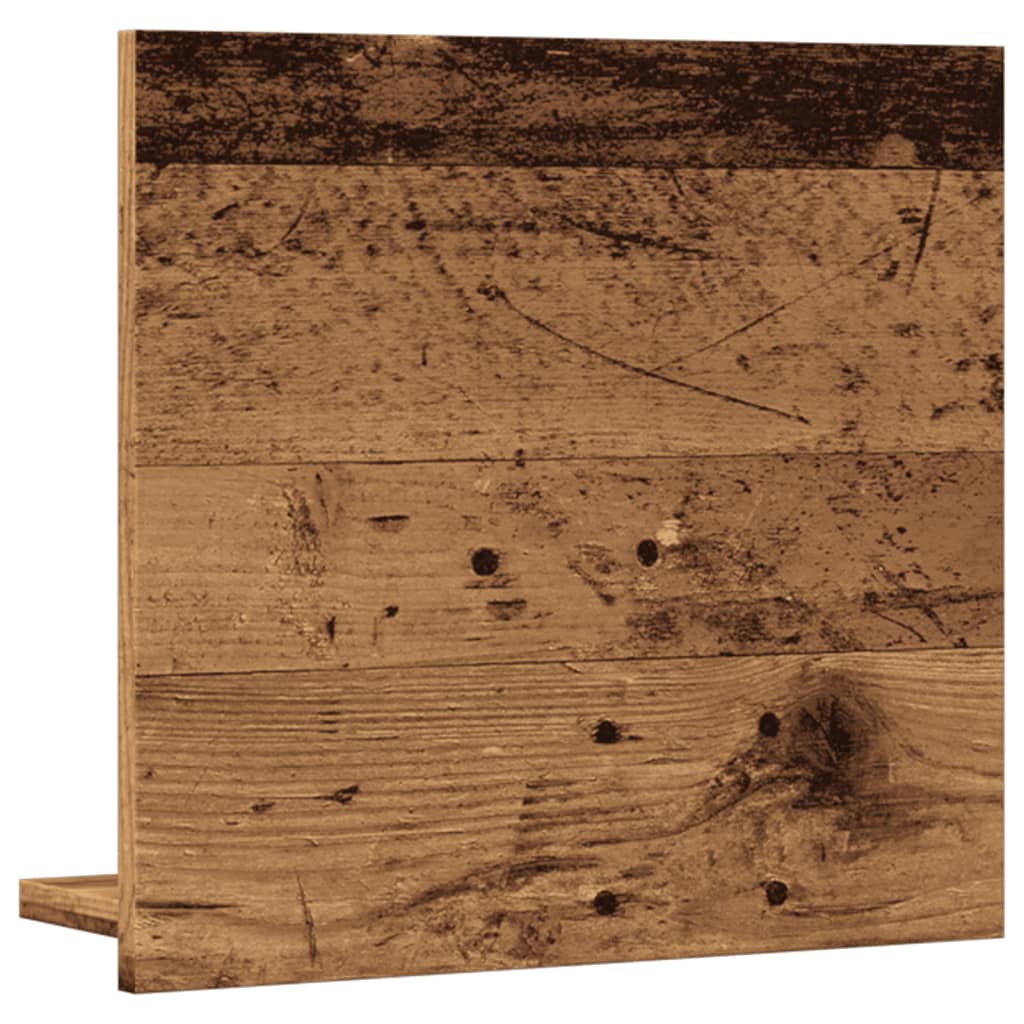 Mobile da Bagno con Specchio Legno Antico 40x11x37cm Truciolato | homemem39