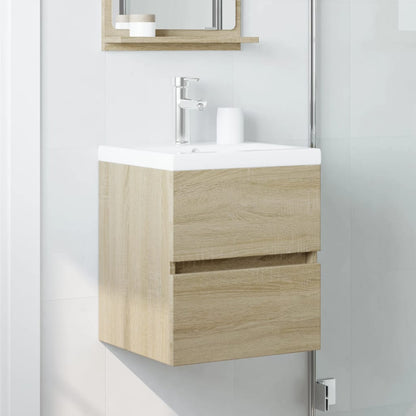 Mobile Lavabo Rovere Sonoma 41x38,5x45 cm in Legno Multistrato | homemem39