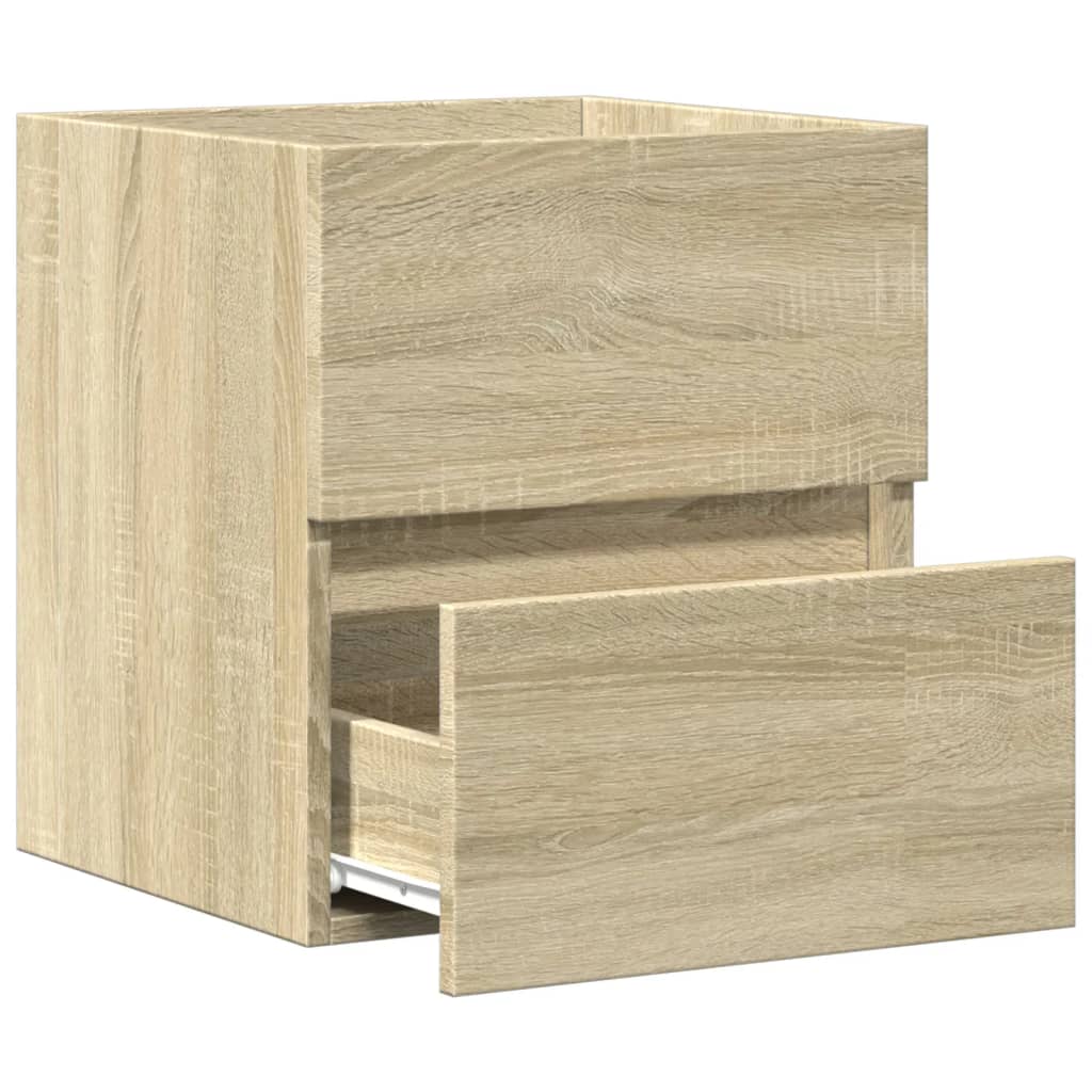 Mobile Lavabo Rovere Sonoma 41x38,5x45 cm in Legno Multistrato | homemem39
