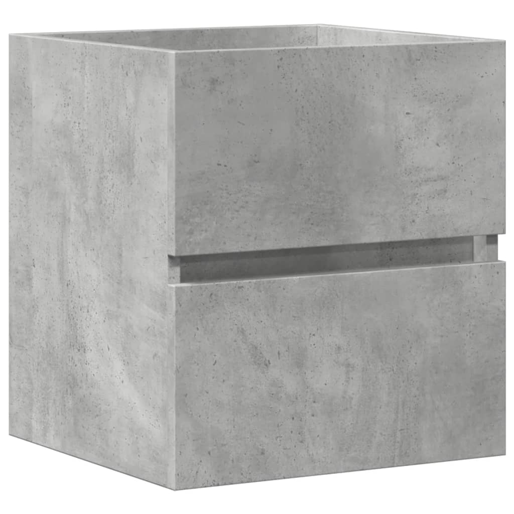 Mobile Lavabo Grigio Cemento 41x38,5x45 cm in Legno Multistrato | homemem39