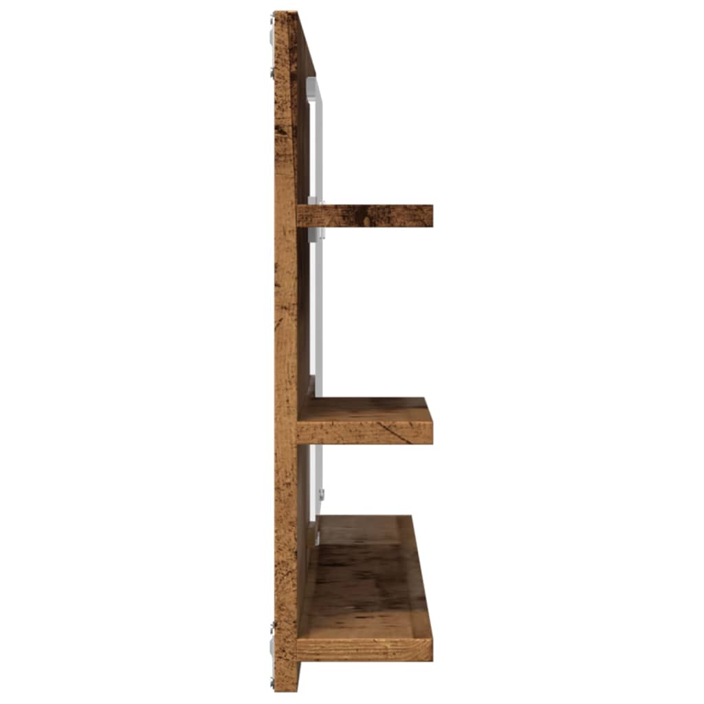 Mobile da Bagno Legno Antico 90x11x45 cm in Truciolato | homemem39