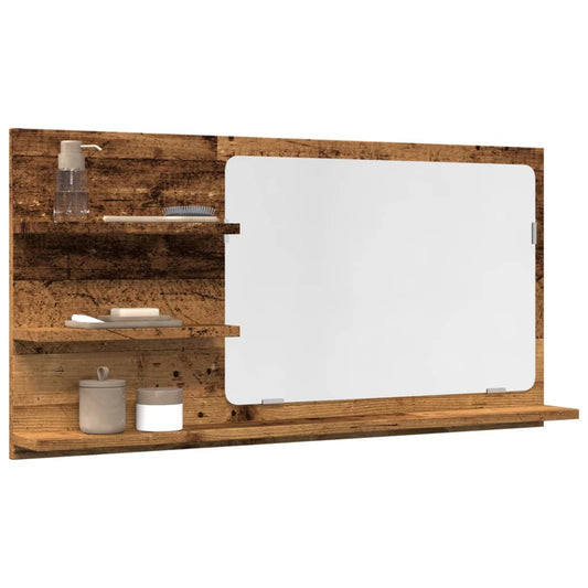Mobile da Bagno Legno Antico 90x11x45 cm in Truciolato | homemem39