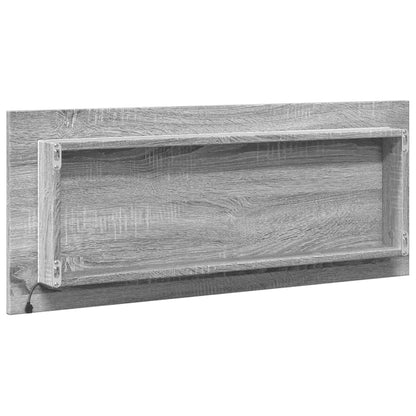 Specchio da Bagno con LED Grigio Sonoma 100x8,5x37cm Truciolato | homemem39
