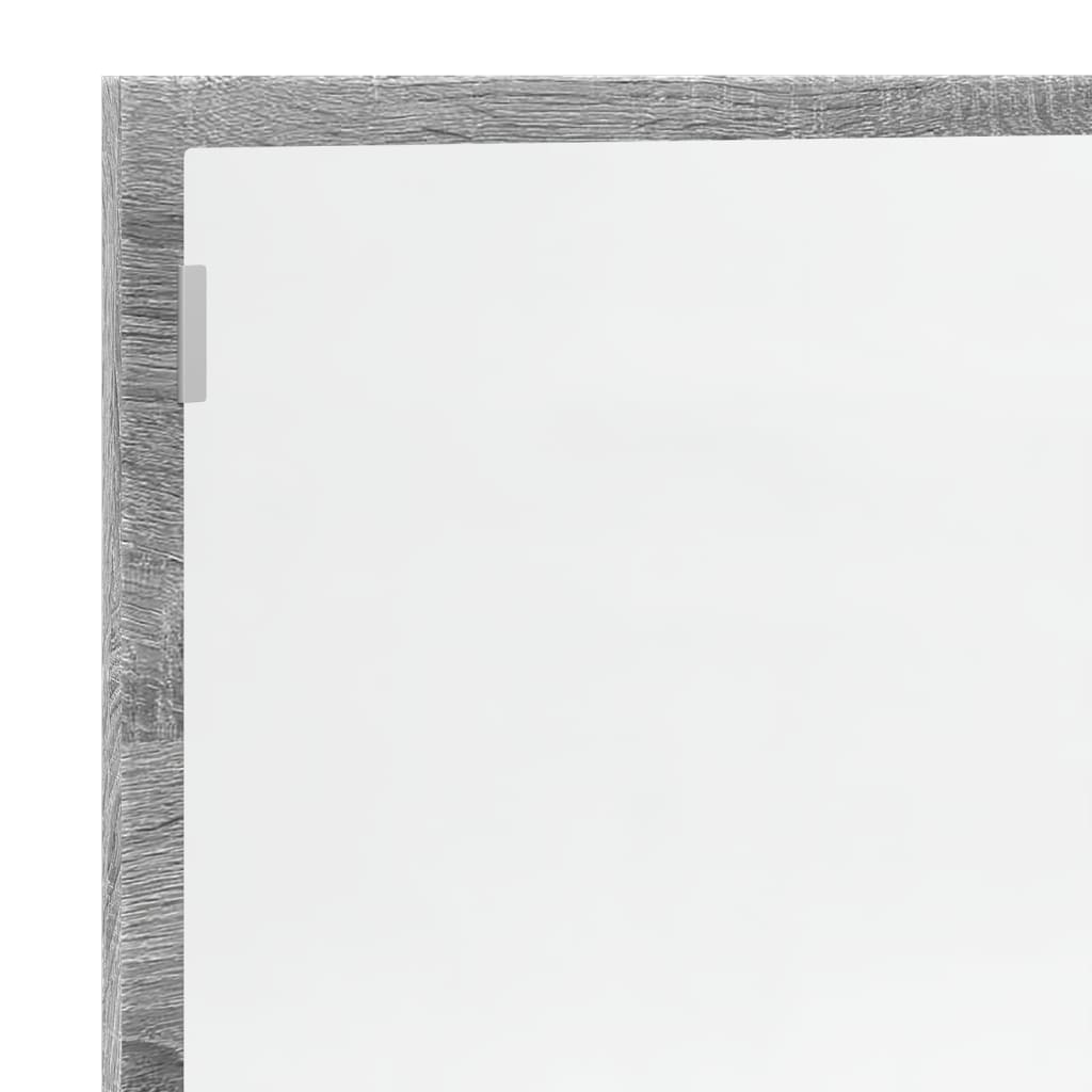 Specchio da Bagno con LED Grigio Sonoma 100x8,5x37cm Truciolato | homemem39