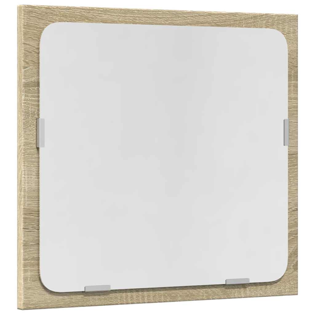 Set Mobili da Bagno 2 pz Rovere Sonoma in Legno Multistrato | homemem39