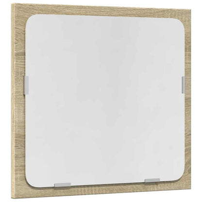 Set Mobili da Bagno 2 pz Rovere Sonoma in Legno Multistrato | homemem39