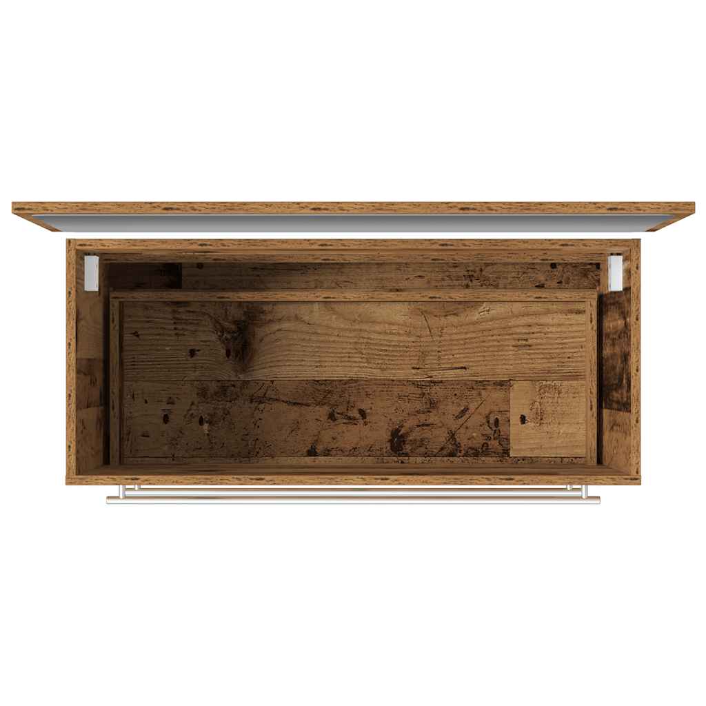 Set Mobili da Bagno 2 pz Legno Antico in Legno Multistrato | homemem39