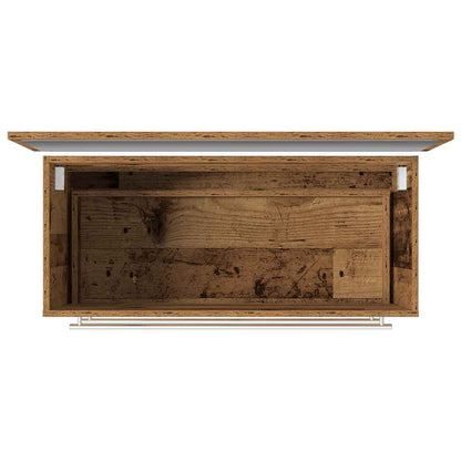 Set Mobili da Bagno 2 pz Legno Antico in Legno Multistrato | homemem39