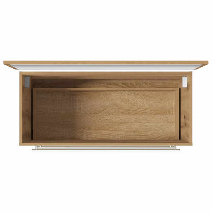 Set Mobili da Bagno 2 pz Rovere Artigianale Legno Multistrato | homemem39
