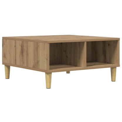 Tavolino da Salotto Artigianale 60x60x30 cm Legno Multistrato | homemem39