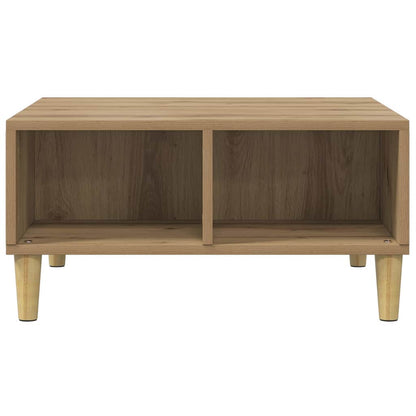 Tavolino da Salotto Artigianale 60x60x30 cm Legno Multistrato