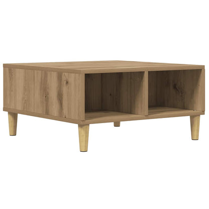 Tavolino da Salotto Artigianale 60x60x30 cm Legno Multistrato | homemem39