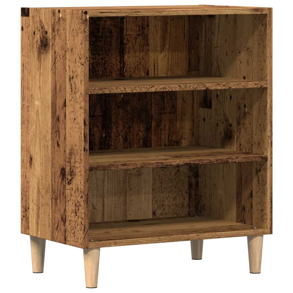 Credenza Legno Antico 57x35x75 cm in Truciolato - homemem39