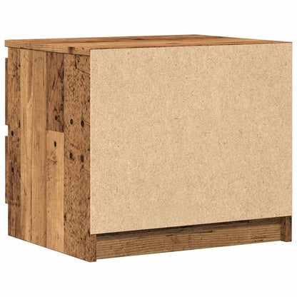 Comodini 2 pz Legno Antico 50x40x43.5 cm in Legno Multistrato - homemem39