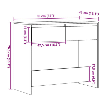 Tavolino Consolle Legno Vecchio 89x41x76,5 cm in Truciolato | homemem39