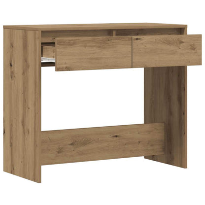 Tavolo Consolle Rovere Artigianale 89x41x76,5cm in Truciolato