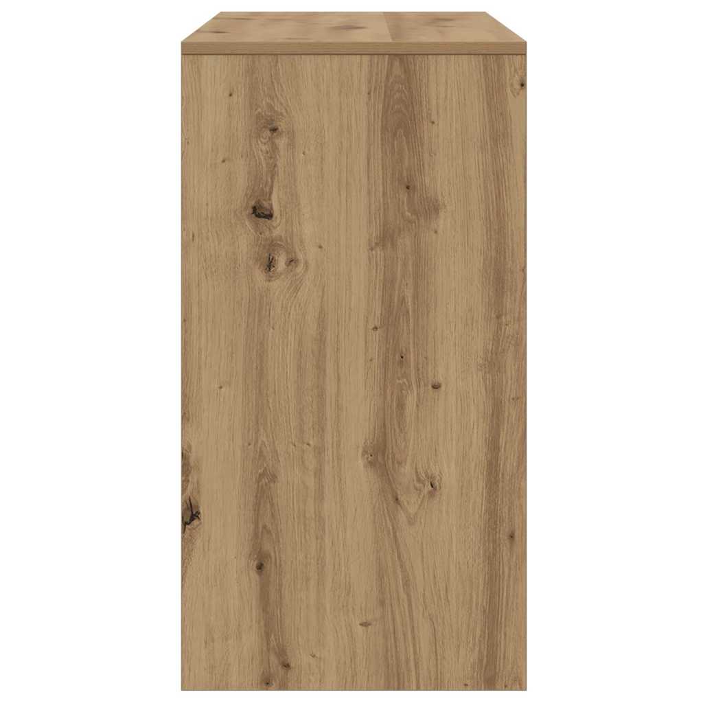 Tavolo Consolle Rovere Artigianale 89x41x76,5cm in Truciolato