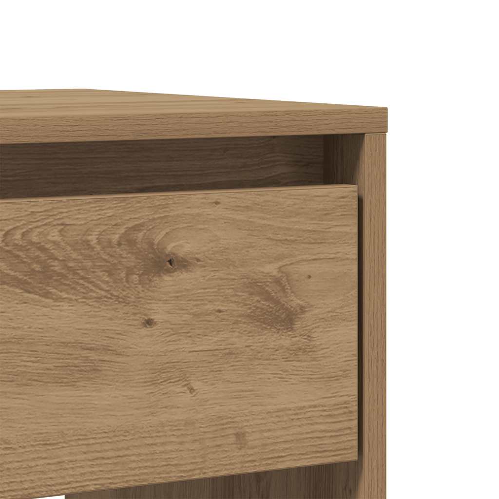 Tavolo Consolle Rovere Artigianale 89x41x76,5cm in Truciolato