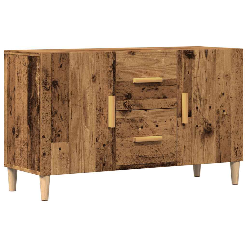 Credenza Legno Antico 100x36x60 cm in Legno Multistrato - homemem39