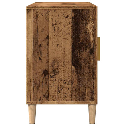 Credenza Legno Antico 100x36x60 cm in Legno Multistrato - homemem39