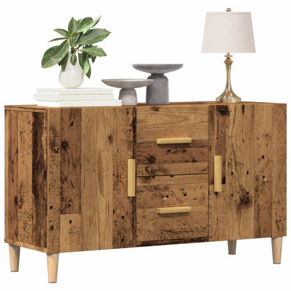 Credenza Legno Antico 100x36x60 cm in Legno Multistrato - homemem39