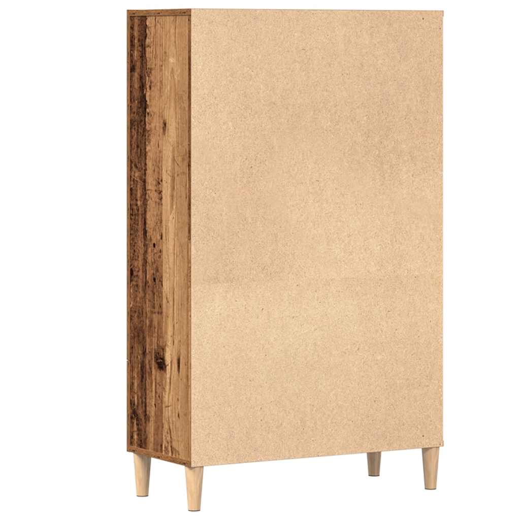 Credenza Legno Antico 70x31x115 cm in Legno Multistrato - homemem39