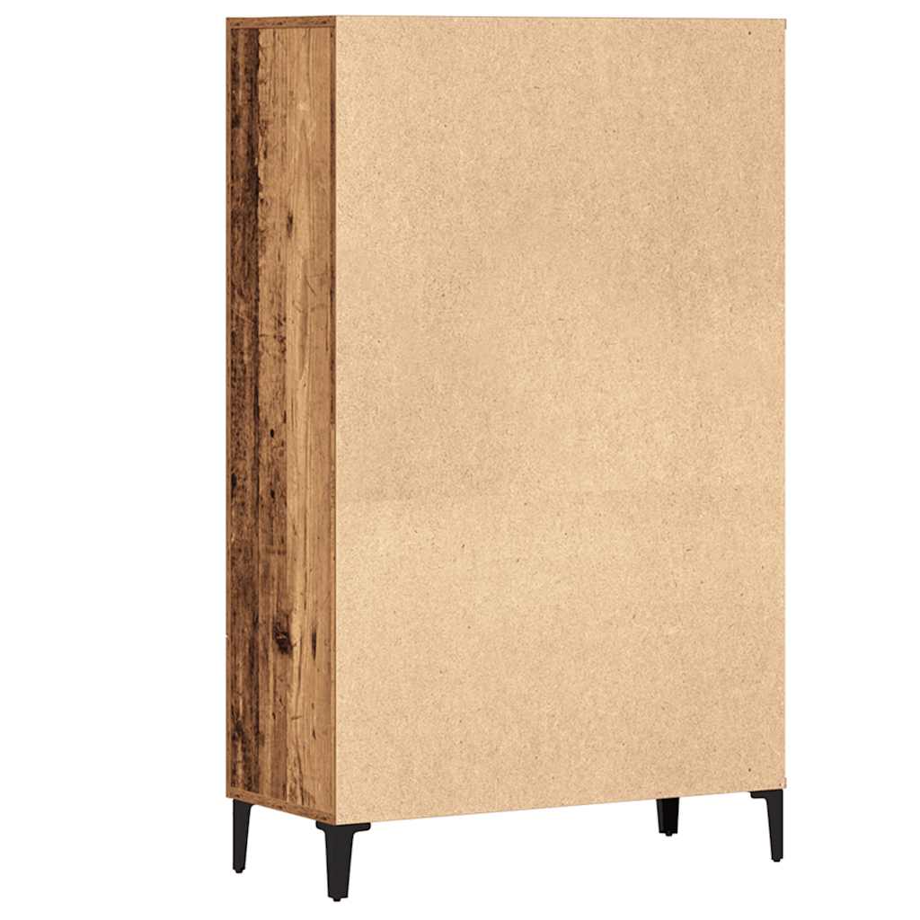 Credenza Legno Antico 70x31x115 cm in Legno Multistrato - homemem39