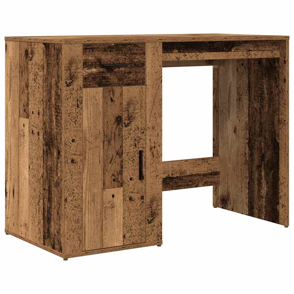 Scrivania Legno Antico 100x49x75 cm in Legno Multistrato - homemem39