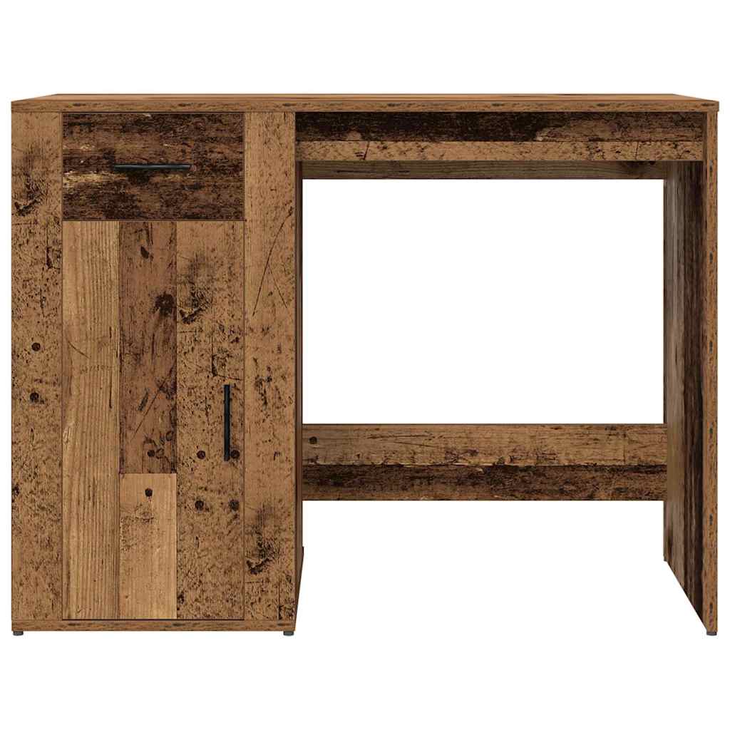 Scrivania Legno Antico 100x49x75 cm in Legno Multistrato - homemem39