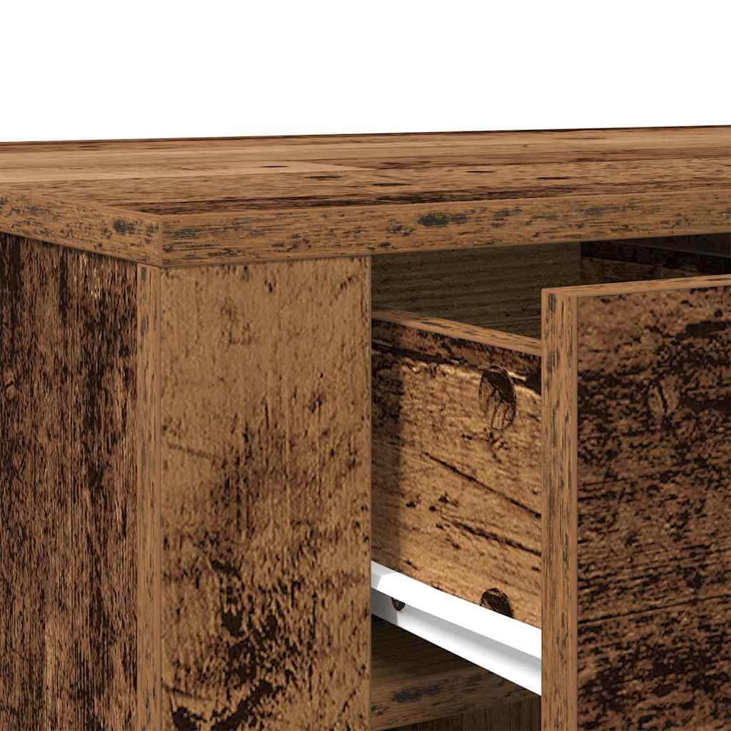 Scrivania Legno Antico 100x49x75 cm in Legno Multistrato - homemem39