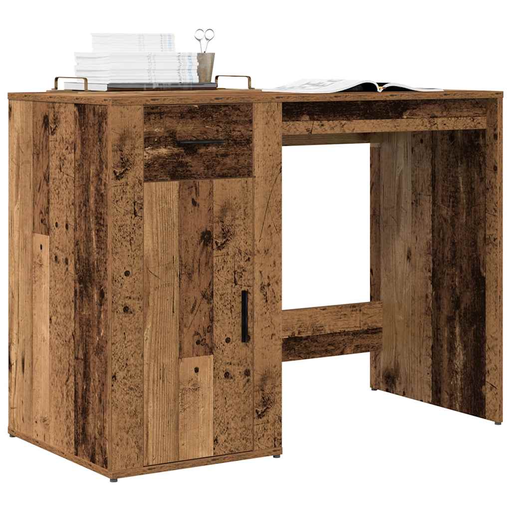 Scrivania Legno Antico 100x49x75 cm in Legno Multistrato - homemem39