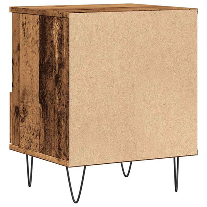 Comodino Legno Antico 40x35x50 cm in Legno Multistrato - homemem39