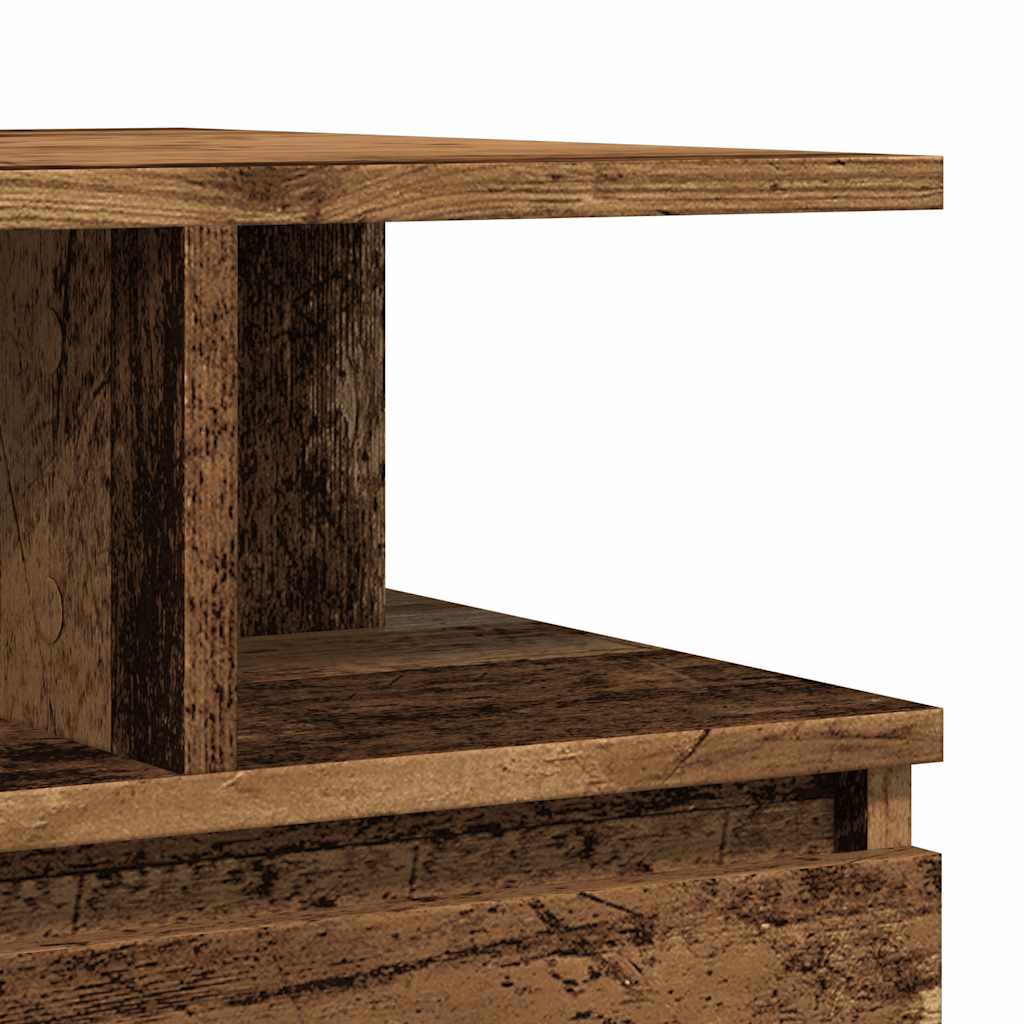 Tavolino da Salotto Legno Antico 90x49x45 cm Legno Multistrato | homemem39