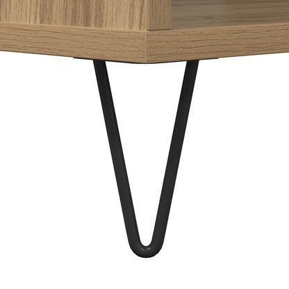Tavolino Salotto Rovere Artigianale 90x49x45 cm Multistrato | homemem39
