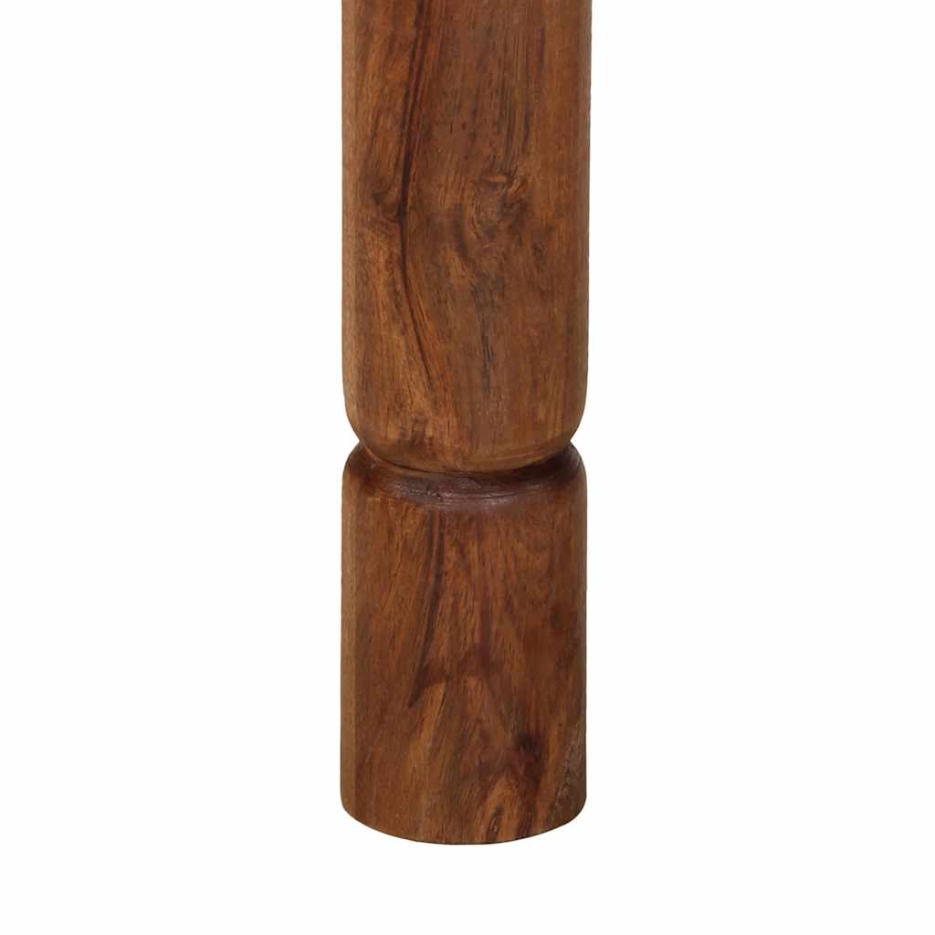 Tavolo da Pranzo 80x80x77 cm Legno Massello di Acacia | homemem39
